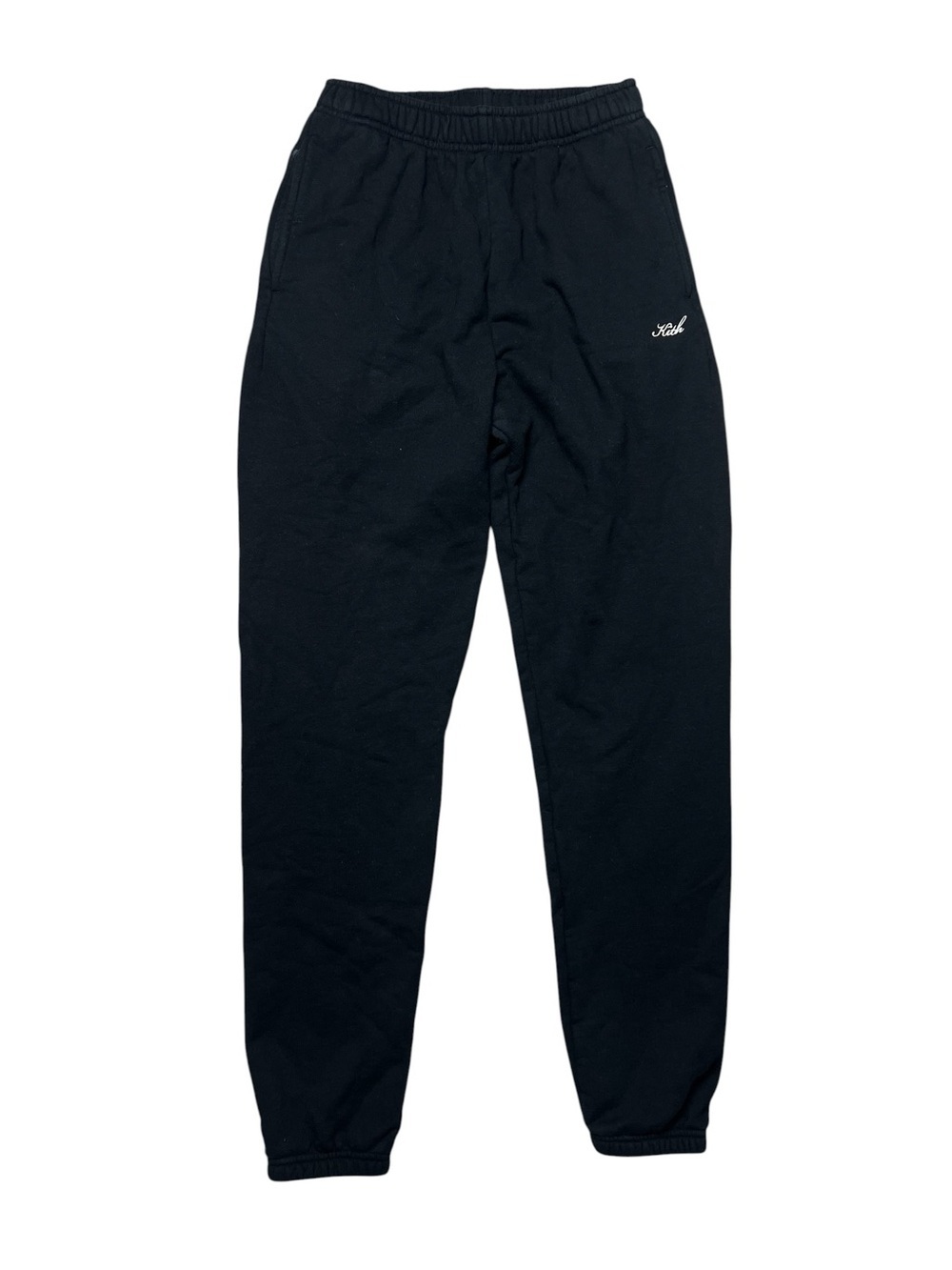 Kith Black Logo Sweatpants Joggers Women’s XS Cotton Fleece